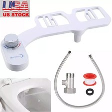 Bidet Fresh Water Spray Kit Non Electric Toilet Seat Attachment Cold Wash USA