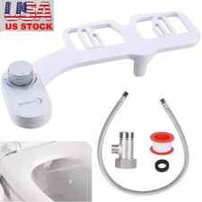 Bidet Fresh Water Spray Kit Non Electric Toilet Seat Attachment Cold Wash USA