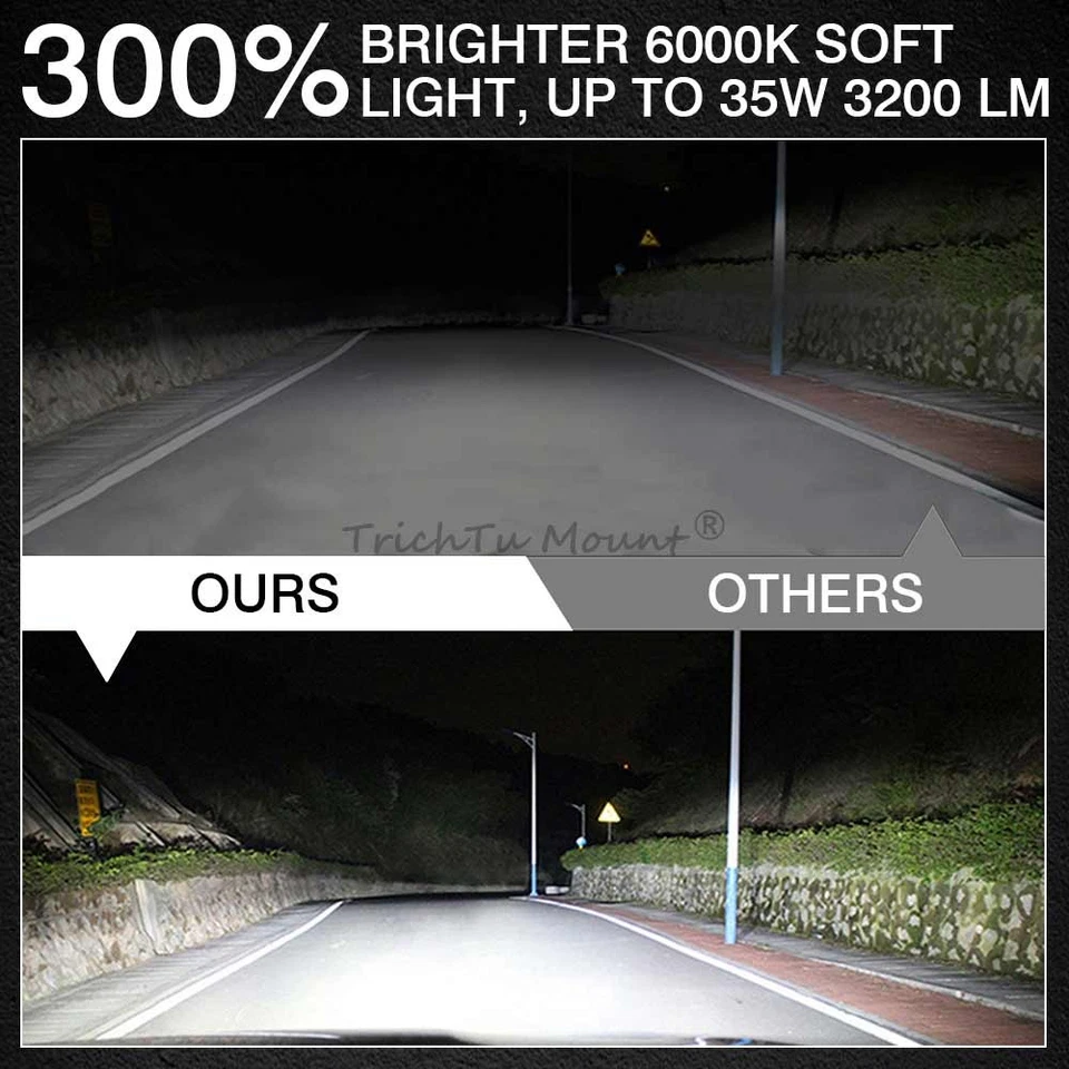 Devil Angel Eye Headlight Assembly Projector Lamp For Yamaha YZF R6 08-15 09 10 - Image 4 of 4