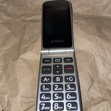 Artfone Senior Flip Mobile Phone for Elderly 1200Mah Battery SIM Free Unlocked