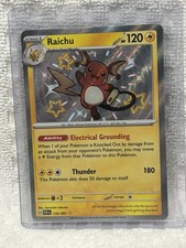 Raichu #132/091 Holo Paldean Fates Pokemon Card - NM on eBay