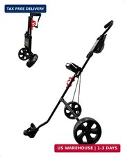 Caddytek CaddyLite 5.8 Deluxe Golf Pull Cart - Lightweight Folding 2 Wheel Golf