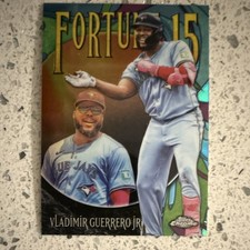 2025 Topps Chrome Update Vladimir Guerrero Jr. Fortune 15 #F15-7 Blue Jays MLB