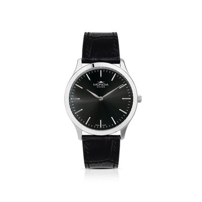 MONDIA SWISS ELEGANCE MAN LEATHER MS010014 NEU GARANTIE ITALIEN