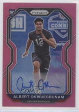 2020 Panini Prizm Rookie Pink Prizm Auto Albert Okwuegbunam #316 Auto 0s5
