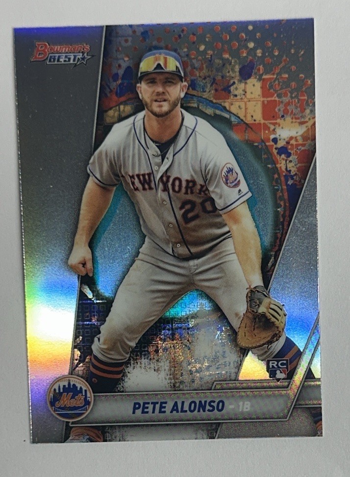 2019 Bowmans Best Refractor Pete Alonso Rookie #32