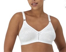 Bali Double Support Lace Full-Figure Wireless Bra 42D NWT DF3372