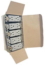 Leviton (Lot of 10) 16252-2PG 2P 3W Decora Plus Duplex Power Sockets