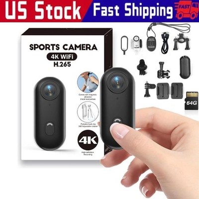 4K Mini Thumb Action Camera Portable Video Recording Cam for bicycle, motorcycle
