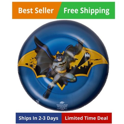 DC Batman Reversible Boat, Inflatable Pool Floats & Kids Pool Toys, Swimming Poo