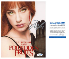 Lili Reinhart 'Forbidden Fruits' Actress Signed 8x10 Photo 'Apple' ACOA