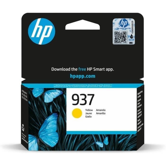 Encre Jaune HP 937 Haute Précision pour Graphiques OfficeJet Pro 9120