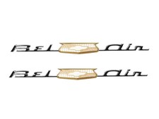 1960 Chevy Bel Air Front Fender Script Pair 1960 Chevy Bel Air Front Fender Script Pair