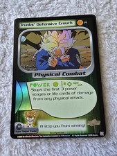 DBZ Dragon Ball Z FOIL Trunks Defensive Crouch P1 CCG Limited Promo MP 2000