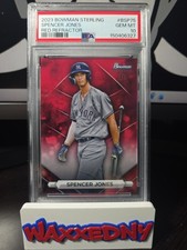 2023 Bowman Sterling Spencer Jones Red Refractor /5 PSA 10
