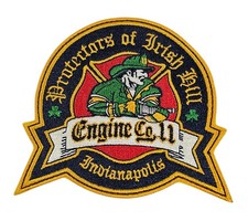 Indianapolis Protectors of Irish Hill station 11 patch VTG Obsolete