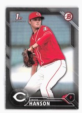 2016 Bowman Draft Silver Border #BD-54 Nick Hanson #/499 Cincinnati Reds SP