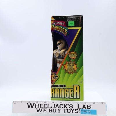 Talking White Ranger Mighty Morphin Power Rangers 1995 Bandai NEW