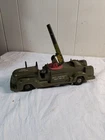 Tin & plastic Toy 1950's Marx-USA ARMY ANTICRAFT UNIT mechanical nice conditions