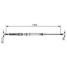 Handbremsseil hinten rechts für Audi TT 8J3 8J9 | 24462346