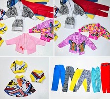 Mattel Barbie Lot Of 14 Vintage Clothes Skirts Tops Pants Jumpsuit Jackets