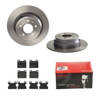 Brembo Bremsscheiben Ø295MM + BremsbelÄGe Hinten FÜR Volvo 850 S70 V70 I C70