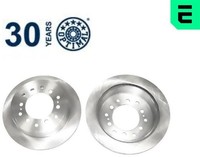 2X Bremsscheibe Optimal BS-8000C 2 Bremsscheiben Hinterachse Hinten FüR Toyota