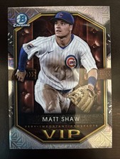 Matt Shaw 2025 Bowman Chrome Mega Box MOJO VIP-6