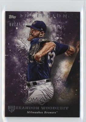 2018 Topps Inception Purple 78/150 Brandon Woodruff #32 Rookie RC 1r47