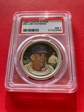 1964 Topps Baseball Coin #92 Jim Hickman PSA 7