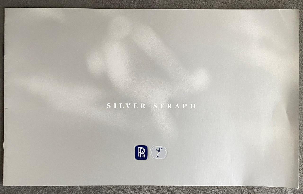 1998 Rolls Royce Silver Seraph Automobile Motor Car Sales Brochure Literature