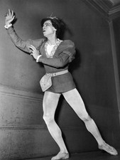 Old Large Photo Of Famous Russian Ballet Dancer Serge Lifar c1950 1
