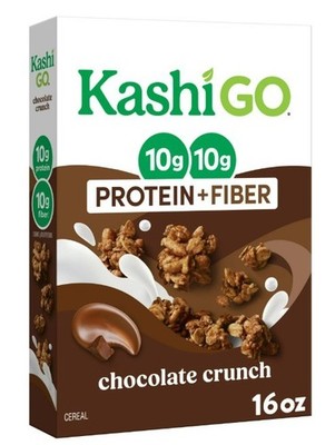 Kashi Cereal, 10g Protein-10g Fiber, Chocolate Crunch, 16 Oz Box - Pack of 1