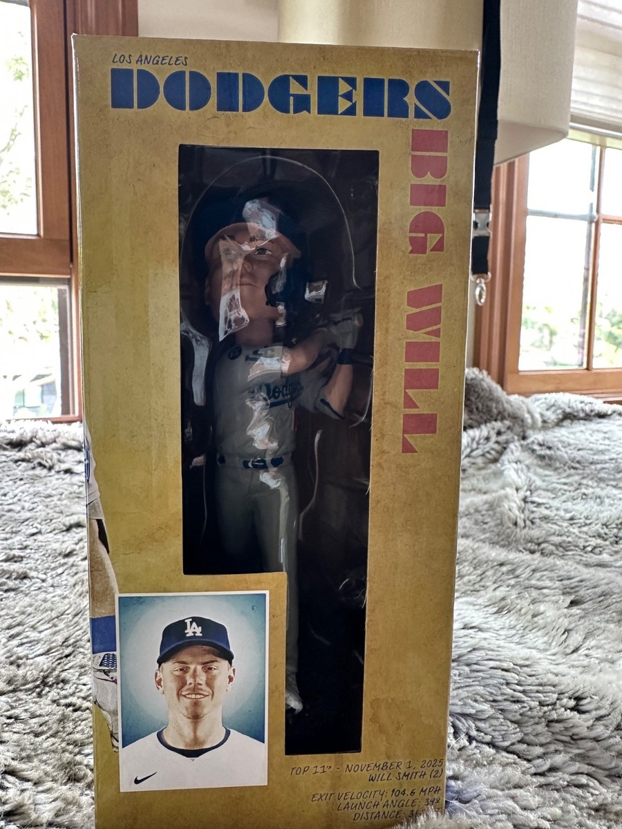2026 Will Smith Game 7 World Series Home Run LA Dodgers Bobblehead