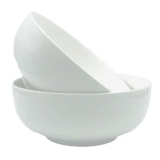 Large Serving Bowl set of 2, 8 inch 54 oz ceramic Bowls, 2 Pack Pasta Bowls, ...