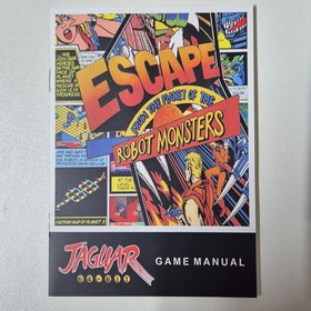 Escape from Planet of Robot Monsters Atari Jaguar Console Game Protective Case