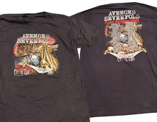 NEW Avenged Seven fold 2005 City Of Evil US Tour Shirt USA Made S-5XL