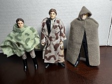 VINTAGE KENNER STAR WARS 1983 ENDOR REBEL HERO FIGURE SET LOT OF 3 LUKE HAN LEIA