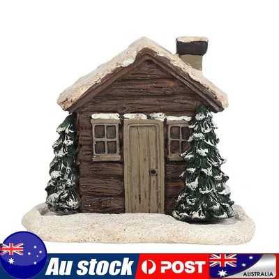 Christmas Village House Creative Christmas Town Hut for Table