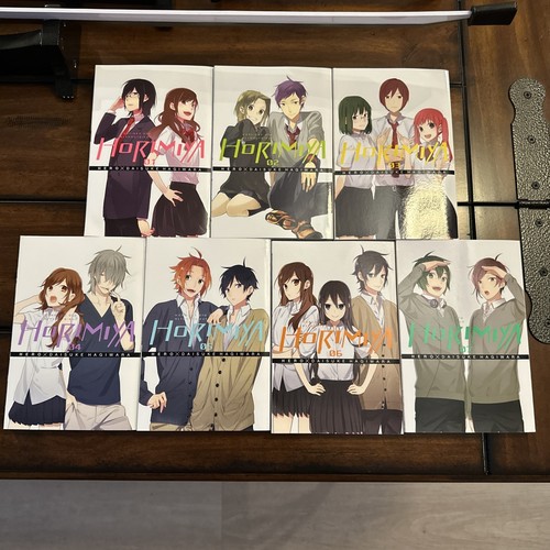 Horimiya Manga Volumes 1-7 English Softcover - Picture 1 of 12
