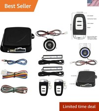 Smart Key Pke Car Alarm System With Push Button Start - 2 Smart Keys Included Smart Key Pke Car Alarm System With Push Button Start - 2 Smart Keys Included