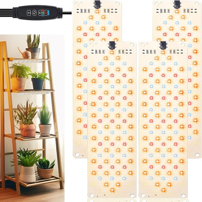 Grow Light,40W Ultra-Thin Panel Grow Lights for Indoor Plants,316Leds Full Spect