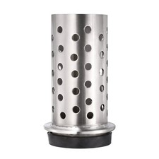 4" x 9" Perforated Casting Flask Vacuum Casting Wall Flanged with Base