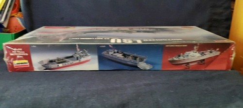 Motorized LSU USN Landing Craft 1:125 Model Kit by Lindberg #77413 NEW Sealed - Bild 3 von 6
