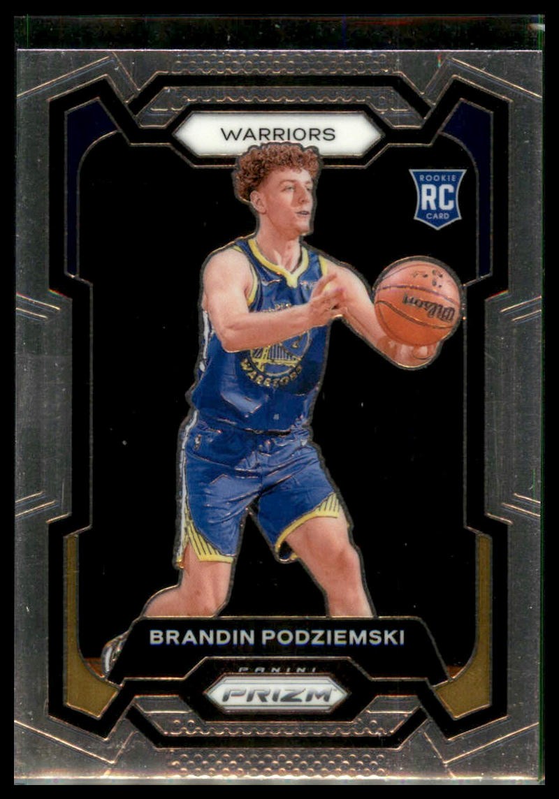2023-24 Panini Prizm #147 Brandin Podziemski Prizms Silver