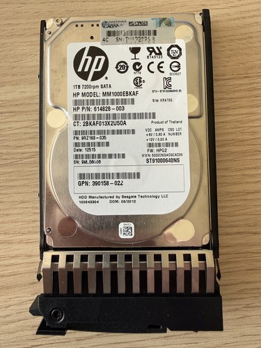 HP 2.5" SFF Festplattenrahmen / Smart Carrier - 626162-001 für HDD 1TB SATA