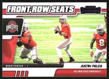 2021 Panini Contenders Draft Picks Front Row Seats Purple #2 Justin Fields - FB