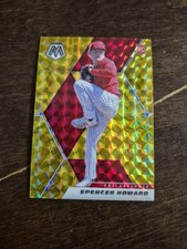 2021 Panini Mosaic Spencer Howard Philadelphia Phillies RC Reactive Yellow