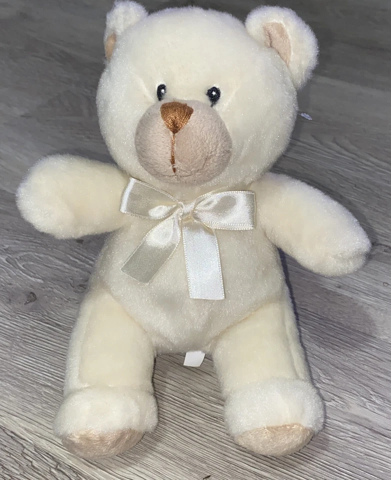 儿童首选 8 英寸填充奶油熊可爱玩具动物 2008 C20 婴儿玩具 — 第 3/4 张图片