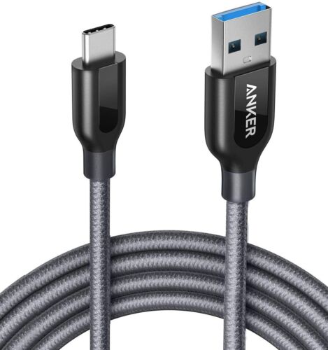 Anker PowerLine+ 3/6ft Nylon Charger Cable USB-C to USB 3.0 Charging for Samsung - Picture 10 of 10